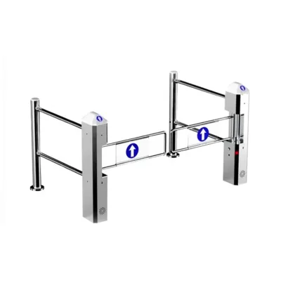 Mirror Stainless Steel Material Radar Infrared Induction Automatic Swing Turnstile