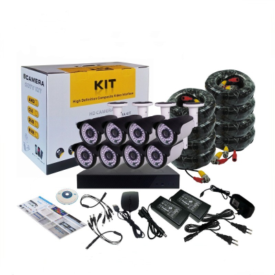 Cctv Security Recording System Kit Elec Cctv 8 Camera Cctv System