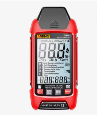 Digital Wood Anhydrite Cement Moisture Meter Temperature and Humidity Monitor Gauge