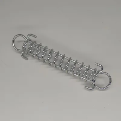 Outdoor Tent Spring Wind Rope Buckle Camping Stainless Steel Rope Buckle Sunshade Tent Fixing Spring Hook Buckle