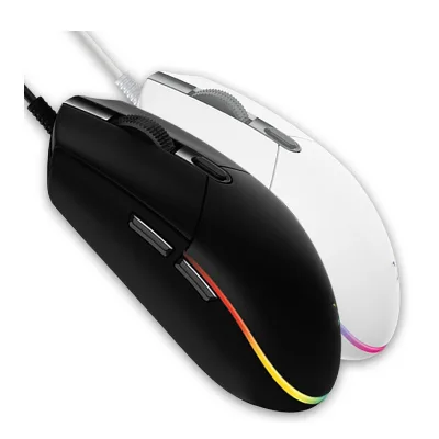Ergonomic Wired Gaming Mouse FCC Certified Mini Finger Style USB Connection Rechargeable Power Source Hot Sales for PC Laptop