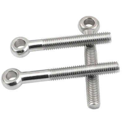 High-Strength M6 Rod End Eye Bolt DIN444 316 316ss Lifting Eye Bolts 1/4-20 Stainless Steel Eye Bolt