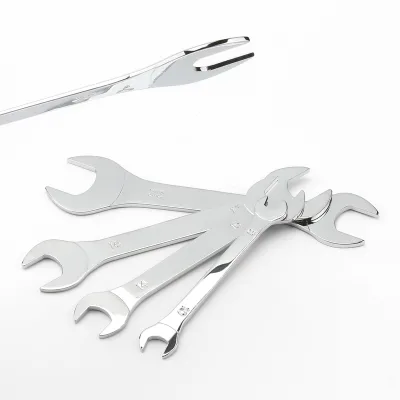 Ultra-thin Open-ended Wrench Multi-specification Set Multi-function Torque Convenient Fork Wrench Tool Set