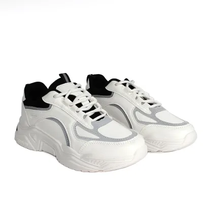 2022 Casual Luxury Chunky Platform High Top Sports Customize Sneaker Shoes Women White Sneakers