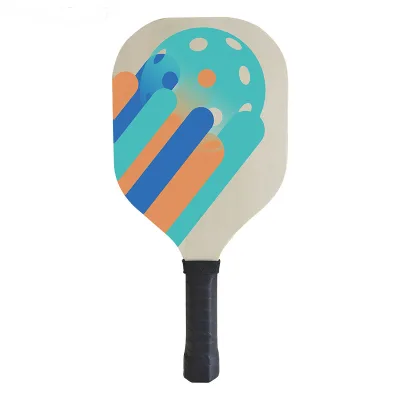 Wholesale Set of 4 Pickleball Rackets Carbon Fiber Racquet Equipment with Wood Paddles for Outdoor Pickleball Game