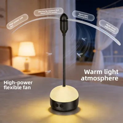 Multi-functional Portable Mosquito Repellent Fan with Night Light Hanging Outdoor/Indoor Light Model CM-208