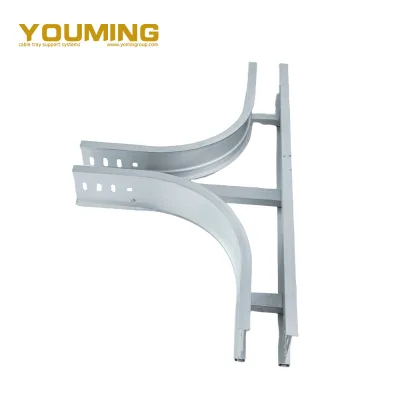 OEM ODM Horizontal Tees Rustproof Steel Galvanized Ladder Tray for Cable Management