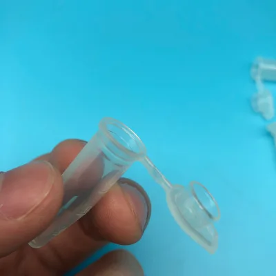 Lab Disposable Consumables 1.5ml Plastic Clear Conical Bottom Centrifuge Tube With Cover