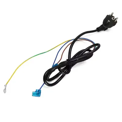 High Quality VDE/BS Power Cord Euro Plug Wire Power Cable for Blender Spare Parts EU/UK Plug