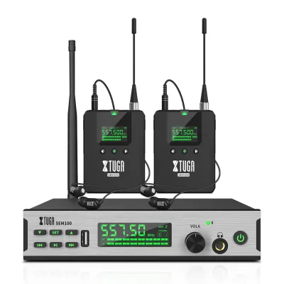 GPUB Hot Selling in Ear Monitor System SEM1100 1/2 Receiver for Musicians