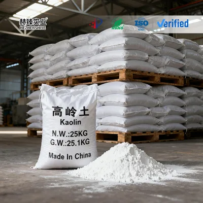 Micronized Kaolin Powder Excellent Dispersion for Chemical Auxiliary Materials