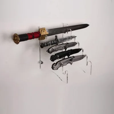 Acrylic Knife Display case Collectible Knife Display Stand