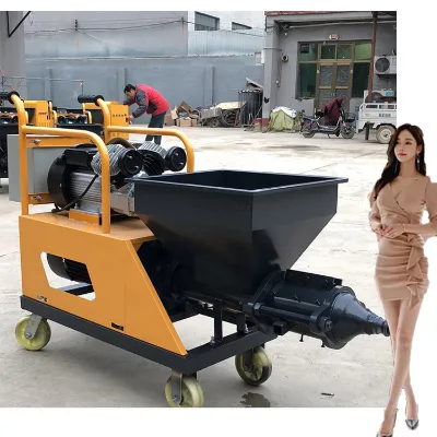 Super Promotions High Quality Easy Maintenance Dry Mortar Cement Plastering and Spraying Machine Type Power Putty Machine