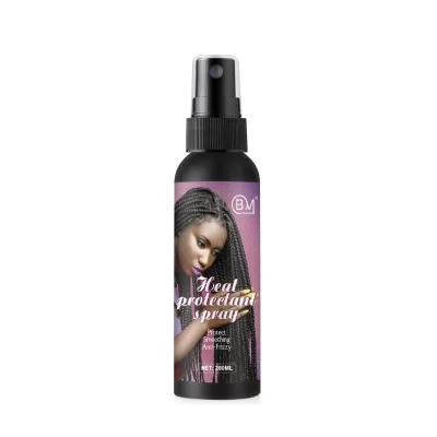 Leave in Treatment Hair protection Spray Private Label Heat Protector Spray Against Blow Dry Flat Iron and Curling