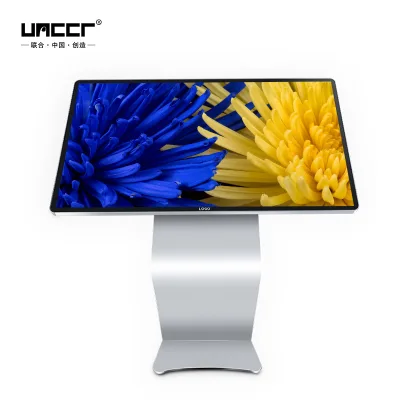 65 inch indoor free floor standing horizontal mulit language Android advertising touch screen kiosk