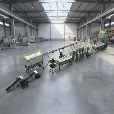 Turnkey Lithium Battery Recycling Plant with Crushing and Sorting System