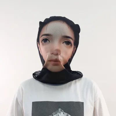 Custom Blank Designer 3d Funny Mask Low Key Face Fight Windproof Balaclava Printed Seamless Face Mask