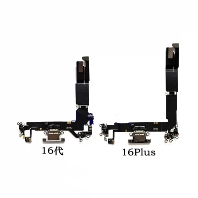 DEPALAI Bar Design USB Charger Port for 16 16PLUS 16ProMax 16Pro Charging Dock Mic Flex Cable Replacement Parts
