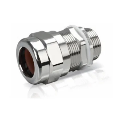 Electrical Egret BDM-2 Low Voltage Stainless Steel Brass IP68 Explosion Proof M8 Lengthen Cable Gland for 10-14mm Cables
