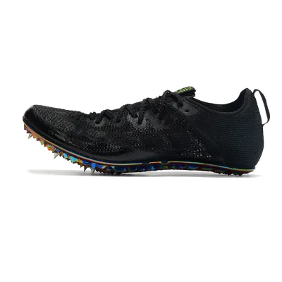 Men's Fashion Waterproof All-knit Electroplated Running Spikes High Quality Wear-resisting Training Track Shoes