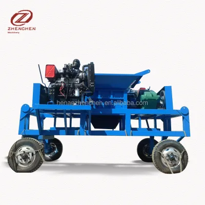 Large Four Shaft Shredder Mobile Garbage Shredder Machine Industrial