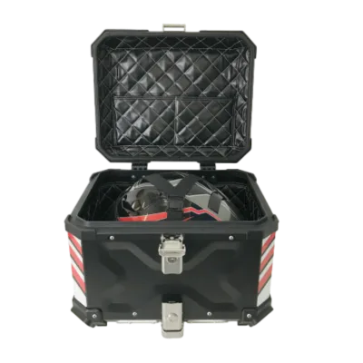 2026 Hot Sale Aluminum Alloy Quick Release Durable Rear Trunk Waterproof Luggage Box Motorcycle Top Case