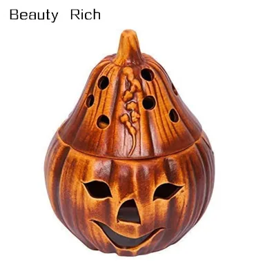 Pumpkin Handmade Ceramic Aroma Lamp Essential Oil Burner for Aromatherapy