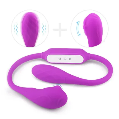 Up and Down Endless Play Double Headed Clit Stimulator Lesbian Bendable Vibrator Sex Toy