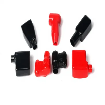 OEM PVC 600V Rated Flame Retardant Battery Terminal Cover Flexible Insulating Boot Battery Cable Terminal Protective Cap for