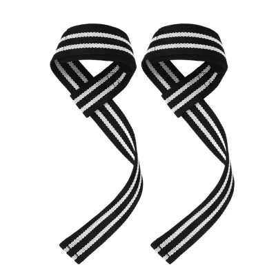 Custom Logo Powerlifting Wraps Strength Training Deadlifts Gym Weightlifting Wrist Straps