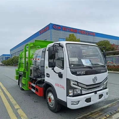 6 Ton Versatile Food Waste Bin Lorry Sell Well 6 Yards Food Waste Lorry Custom Made