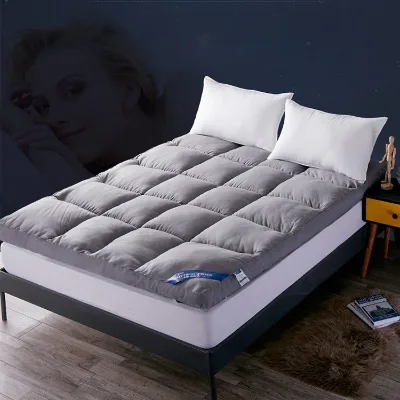 Customized Queen Size Hypoallergenic Mattress Topper Bed Mattress Topper Quilted Fitted Mattress Pad