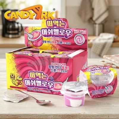 Factory Direct OEM ODM Private Label Fluffy Wowz Liquid Marshmallow Spread Candy Mallow Creme Sweets for Children Snack