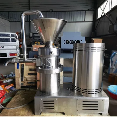 Best Selling Sanitary Peanut Milk Grinder Colloid Mill Almond Milk Tiger Nut Milk Processing Machine with Circulation Pipe