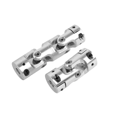 High Quality Large Compensation Angle Clamping Type Aluminum Alloy Cardan Shaft Coupling OEM Supported Rigid