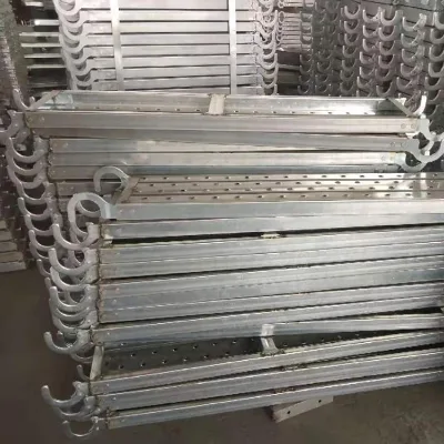 Hooked Steel Plank Q235 Heavy Duty Scaffolding Part Hot DIP Galvanized Anti-Slip & Durable
