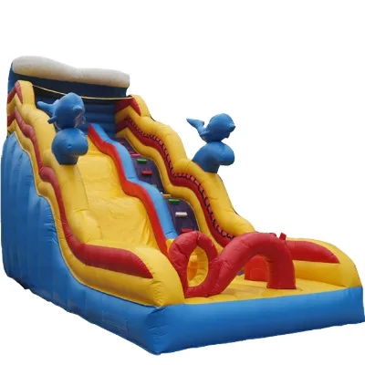 Ocean Wave New Style Kids Adult Size Inflatable Water Slide
