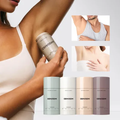Natural Skin-Safe Deodorant Stick for Men and Women Free From Parabens Aluminum and Fragrances Rose and Aloe Scented Custom OEM