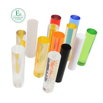 China Manufacturer Different Shape clear Plastic Acrylic Rod Color Pmma Plastic bar