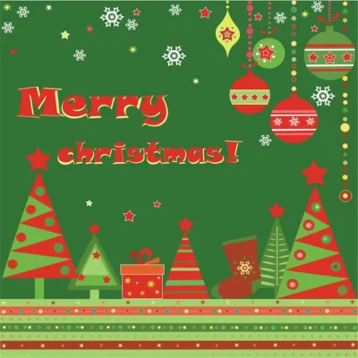 Christmas Celebration Paper Napkin,western Dinner Napkins,custom Printed Paper Napkin