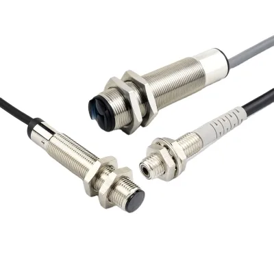High-Precision IP65 Industrial Automation Optical PNP Sensor Switch DC M12 Diffuse Photoelectric Sensor for 3D Scanning Machine