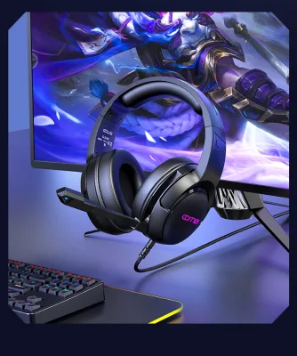 CLS-600 New Multi-Platform Compatible Headphone 50mm Driver Hi-Fi 3.5mm+USB 2.2m Large Earmuffs Quick Rebound Soft