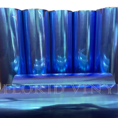 Factory Price Customized Size 30cm*9m Dark Blue Light Blue Red Purple Chameleon Car Headlight Film