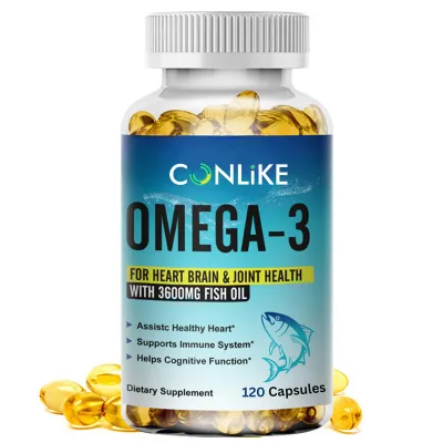OEM/ODM Omega-3 Fish Oil Softgel Supplements for Heart Brain & Joint Support OEM Private Label for Adults & Children