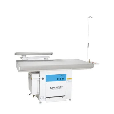 TDG-B1 820*1220mm Industrial Steam Ironing Table with Boiler Integrated Machine White 220V/380V 550W CE Certified for Cloth