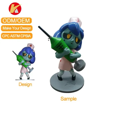 10cm Factory Custom Vinyl Figure Collection Anime PVC Action Figures Blind Box Doll Keychain Doll Cute Pvc Figure Toy