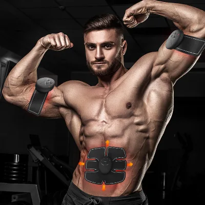 Wireless Abs Trainer Electronic Muscle Toner Weight Loss Muscle Stimulator Abs Fitness