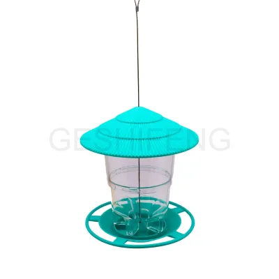 Outdoor Hanging Feeding Stations Plastic Humming Bird Feeder Drinker Waterproof Hummingbird Feeder