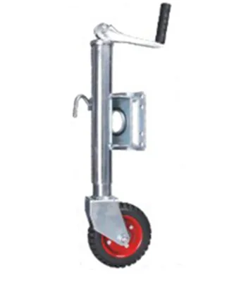 RV Trailer Stabilizer Jack with Dual Wheels - Anti-Rust & High Weight Capacity