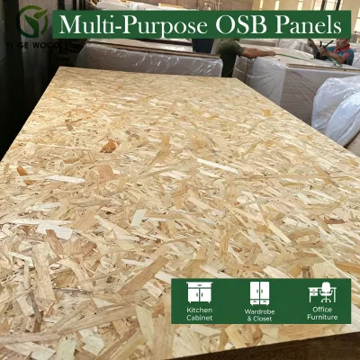 Wholesale Supplier Placa Osb 20mm Customized Thickness 1220x2440mm/1250x2500mm Finished Surface Excellent Grade for Hotel Use